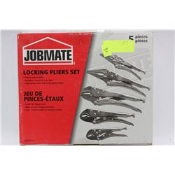 JOBMATE 5 PC LOCKING PLIER SET