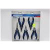 Image 1 : MASTERCRAFT 5 PC MINI PLIER SET