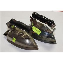 2 VINTAGE ELECTRIC IRONS