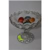Image 1 : VINTAGE FRUIT BOWL W STONE EGGS