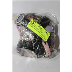 BAG OF WATCHES - SOME COLLECTIBLE SUCH AS DONALD