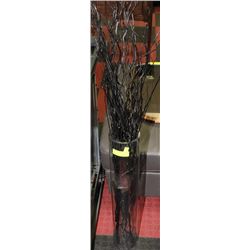 DECORATIVE VASE W/ STICKS - 5' 4" TALL