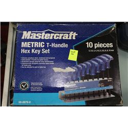 MASTERCRAFT HEX KEY SET METRIC