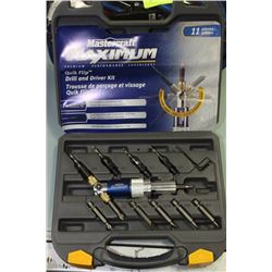 MASTERCRAFT MAXIMUM DRILL AND DRIVER KIT