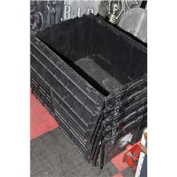 5 HEAVY DUTY STACKABLE GM TOTES
