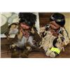 Image 1 : 2 PORCELAIN NATIVE CHILDREN DOLLS