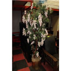 SILK TREE WITH BLOSSOMS & LIGHTS