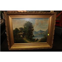 ESTATE COTTAGE SCENE PAINTING