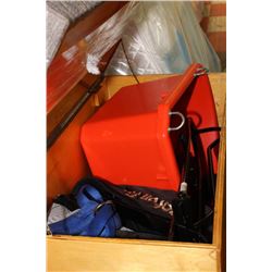 WOODEN CHEST OF "BACK ON TRACK"HORSE THERAPY