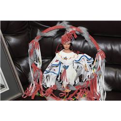 NATIVE PORCELAIN DOLL DREAMCATCHER