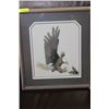 Image 1 : FRAMED NEEDLEPOINT EAGLE PICTURE