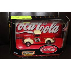COCA COLA MATCHBOX COLLECTIBLE TRUCK