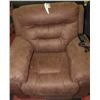 Image 1 : BROWN RUSTIC LEATHER POWER RECLINING