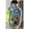 Image 1 : HAND PAINTED SNUFF BOTTLE PAINTED INSIDE