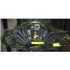 Image 1 : BLUE AND GREEN ART GLASS DISH