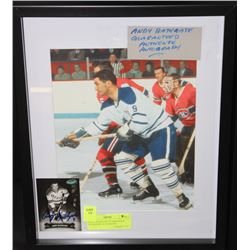 ANDY BATHGATE GUARANTEED AUTHENTIC AUTOGRAPH