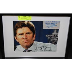 MIKE BABCOCK GUARANTEED AUTHENTIC AUTOGRAPH
