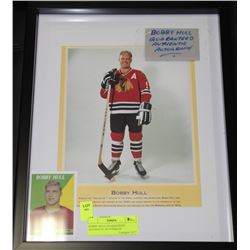 BOBBY HULL GUARANTEED AUTHENTIC AUTOGRAPH