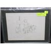 Image 1 : WINNIE THE POOH SIGNED & FRAMED SKETCH