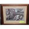 Image 1 : ROBERT BATEMAN FRAMED PICTURE