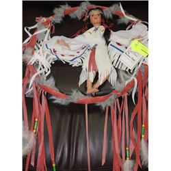 PORCELAIN NATIVE DOLL DREAMCATCHER