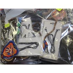 BAG OF PEWTER JEWELLERY