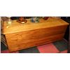 Image 1 : LARGE WOODEN CHEST  59.5" WIDE X 21" DEEP