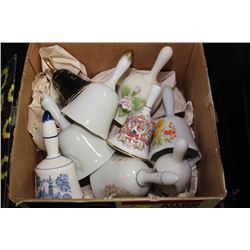 BOX W/ 24 KT GOLD TRIM SPECIAL ART BELL,