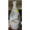Image 1 : LARGE POTTERY VASE WITH BLUE FLOWERS
