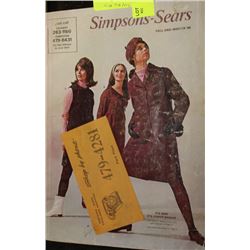 1966 SIMPSON SEARS CATALOGUE