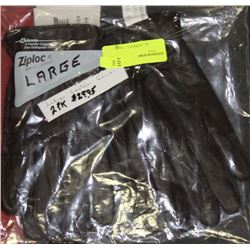 PK OF 2 LARGE LADIES LEATHER GLOVES