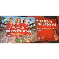 2 BEER PROMOTIONAL BANNERS