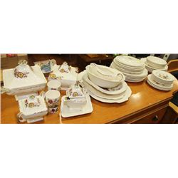LARGE MASONS ENGLISH DISH SET