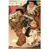 Image 1 : BOX OF 3 TIMELESS TREASURE NATIVE PORCELAIN DOLLS