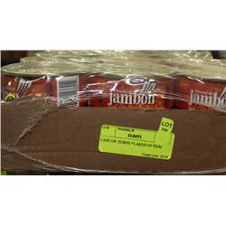 CASE OF BURNS FLAKES OF HAM