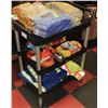 Image 1 : 3 TIERED ROLLING UTILITY CART