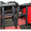 Image 1 : SET OF 2 BLACK BAR STOOLS