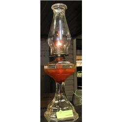 ESTATE GLASS OIL LAMP