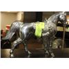 Image 1 : SILVER PLATE METAL CARNIVAL HORSE