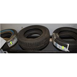 VARIOUS SIZE NEW TIRES X3