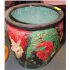 Image 1 : CHINESE HANDPAINTED PLANTER