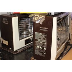 2 KEROSCENE HEATERS (1 DENTED)