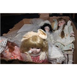 LARGE COLLECTION OF PORCELAIN DOLLS