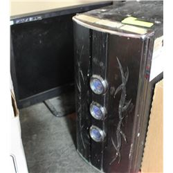 DESKTOP MONITOR AND TOWER - WORKING BUT NO CORDS