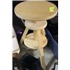 Image 1 : WOODEN SWIVEL STOOL