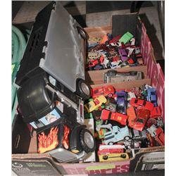 LARGE BOX OF OLDER COLLECTIBLE CARS