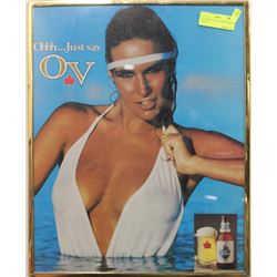 OLD VIENNA BEER ADVERTISEMENT POSTER