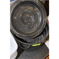 BLACK CANNING POT