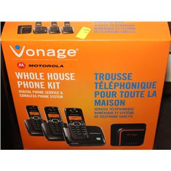 MOTOROLLA 3 PHONE CORDLESS PHONE SET