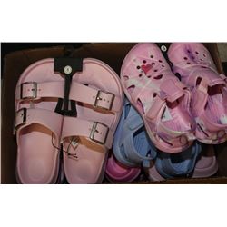 BOX OF SUMMER SANDALS